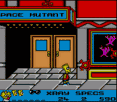 The Simpsons - Bart vs. the Space Mutants Screenthot 2